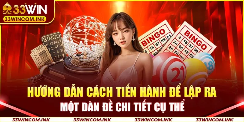 Hướng dẫn cách tiến hành để lập ra một dàn đề chi tiết cụ thể 